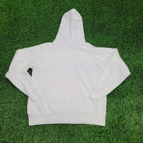 Vintage 80s Abstract Hoodie Womens Large 20x20 Boxy - Picture 2 of 14